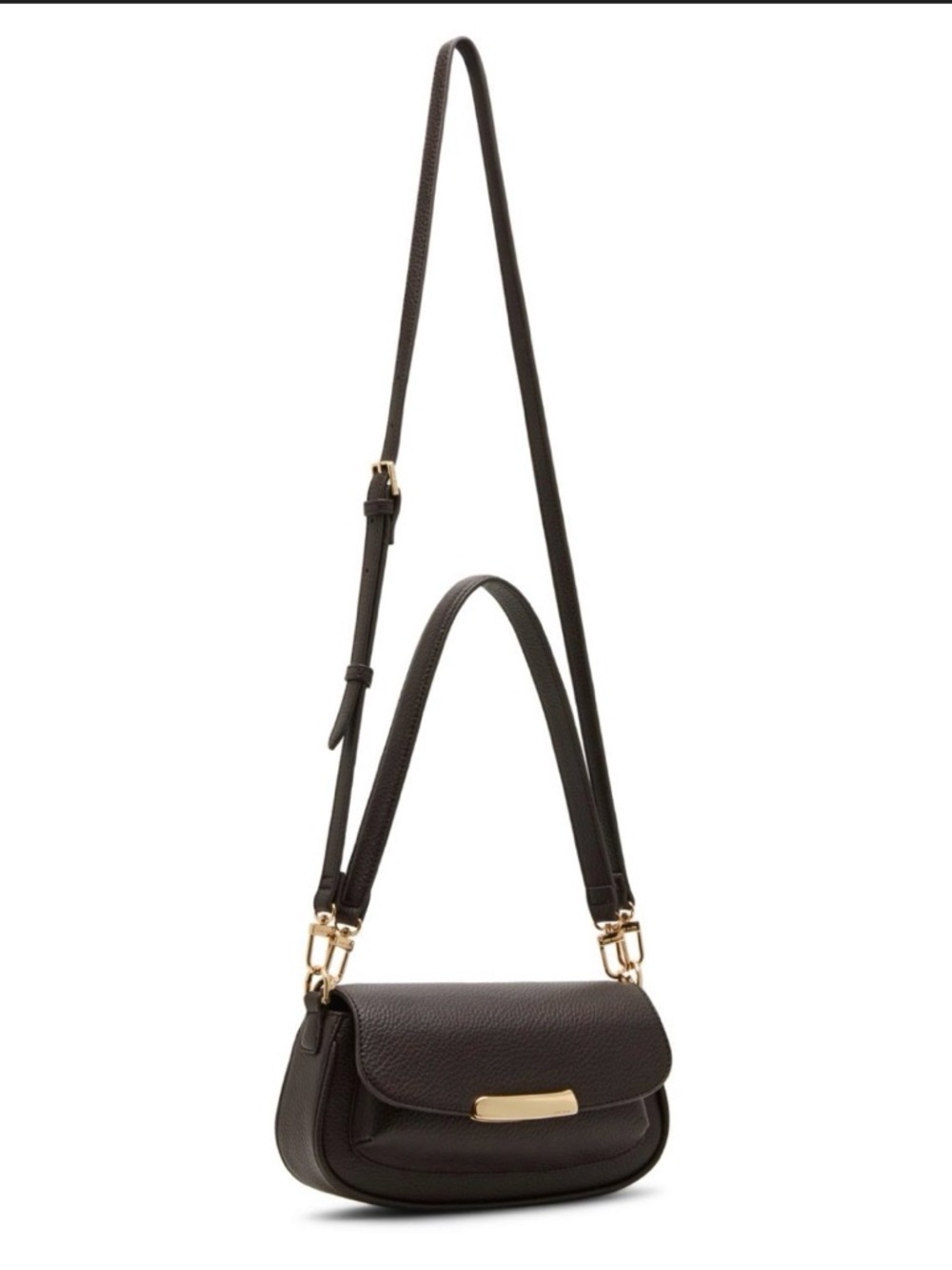 Anne Klein Sculpted Plaque East West Small Crossbody/Shoulder Bag - Picture 3 of 4